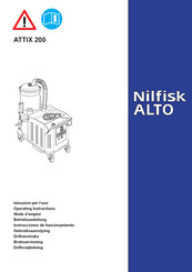 Nilfisk ALTO ATTIX200-M Mode D'emploi