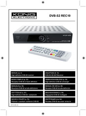 König Electronic DVB-S2 REC10 Mode D'emploi