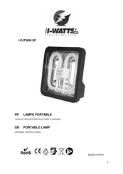 i-WATTS PRO I-PJT38W-2P Traduction Des Instructions D'origine