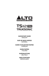 Alto Professional TS II2PRO TRUESONIC Guide D'utilisation Rapide