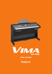 Roland VIMA RK-500 Mode D'emploi
