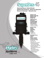 Dover Hydro Systems SuperDos 45 Mode D'emploi