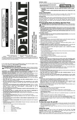 Dewalt DW099 Guide D'utilisation