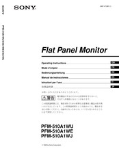 Sony PFM-510A1WJ Mode D'emploi