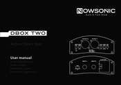 Nowsonic DBOX two Mode D'emploi