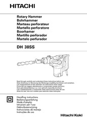 Hitachi Koki DH 38SS Mode D'emploi