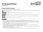 Free Spirit In-Ground Fence FS-FENCE-17 Mode D'emploi