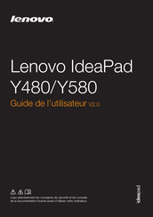 Lenovo IdeaPad Y480 Guide De L'utilisateur