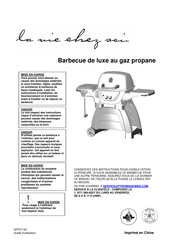 BBQTEK La vie chez soi GPF2718J Guide D'utilisation