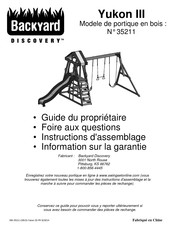 Backyard Discovery 35211 Guide Du Propriétaire