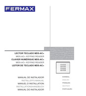 Fermax MDS-AC+ Manuel D'installation