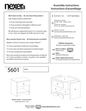 NEXERa 5601 Instructions D'assemblage