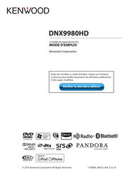 Kenwood DNX9980HD Mode D'emploi
