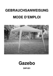 gazebo SHP-001 Mode D'emploi