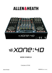 ALLEN & HEATH XONE:4D Mode D'emploi