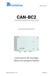 Technische Alternative CAN-BC2 Instructions De Montage