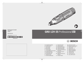 Bosch GRO 12V-35 Professional Notice Originale