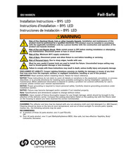 Cooper Lighting Solutions B95 LED Instructions D'installation