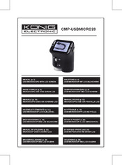 König Electronic CMP-USBMICRO20 Mode D'emploi