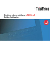 ThinkVision LT2223zwC Guide D'utilisation