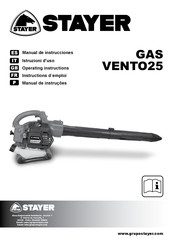 stayer GAS VENTO25 Instructions D'emploi