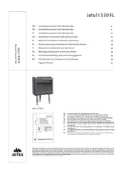 Jotul I 530 FL Manuel D'installation Et Données Techniques