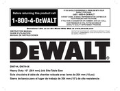 DeWalt DW744X Guide D'utilisation