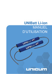 UNICUM UNIBatt Li-ion Manuel D'utilisation