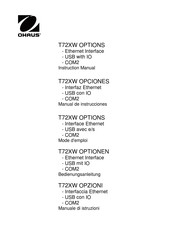 OHAUS T72XW Mode D'emploi