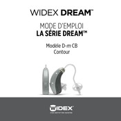 Widex DREAM D-m Contour Mode D'emploi