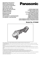 Panasonic EY4640 Instructions D'utilisation
