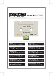König Electronic MP3-CASSETTE10 Mode D'emploi