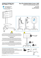 Ergotron Neo-Flex Mobile Media Center UHD Manuel De L'utilisateur