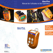 Crowcon Gas-Pro Manuel De L'utilisateur