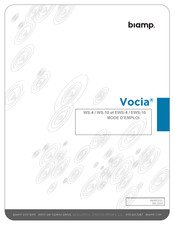 Biamp VOCIA EWS-4 Mode D'emploi