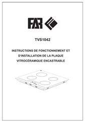 Far TVS1042 Instructions De Fonctionnement Et D'installation
