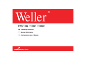 Cooper Hand Tools Weller WRS 1002 Manuel D'utilisation