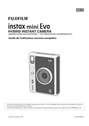 FujiFilm instax mini Evo Guide De L'utilisateur