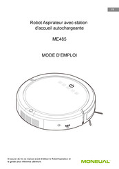 Moneual ME485 Mode D'emploi