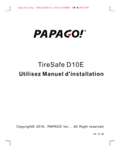 Papago TireSafe D10E Manuel D'installation