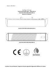 SINED CALDO-VETRO-NERO-2000 Manuel De L'utilisateur