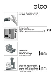 elco VECTRON G 05.1000 MODULO Notice D'emploi