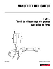 Wallenstein FX40 Manuel De L'utilisateur