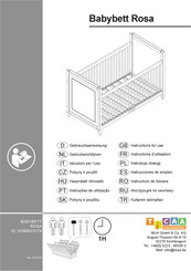 Ticaa Babybett Rosa Instructions D'utilisation