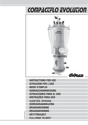 dideco COMPACTFLO EVOLUTION Mode D'emploi