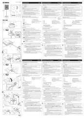 Yamaha ISX-800 Guide D'installation