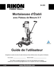 Rikon Power Tools 34-260 Guide De L'utilisateur