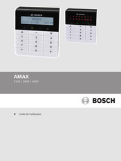 Bosch AMAX 4000 Guide De L'utilisateur