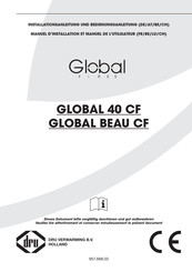 Dru Global 40 CF Manuel D'installation Et Manuel De L'utilisateur