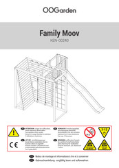 OOGarden Family Moov KEN-00240 Notice De Montage Et Informations À Lire Et À Conserver